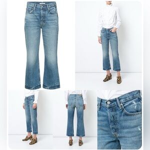 GRLFRD Linda Cropped Straight Leg Jean in Schools Out Size 27